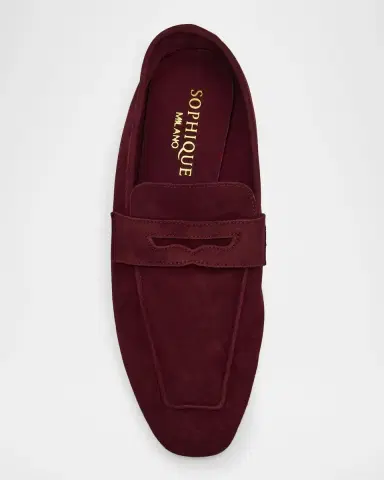 SOPHIQUE Essenziale Leopard Suede Penny Loafers | Thumbnail 5 SOPHIQUE Essenziale Leopard Suede Penny Loafers | Thumbnail 5