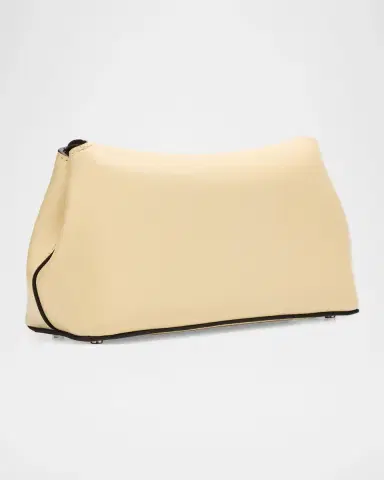 TOTEME Mini T-Lock Leather Clutch Bag | Thumbnail 3 TOTEME Mini T-Lock Leather Clutch Bag | Thumbnail 3