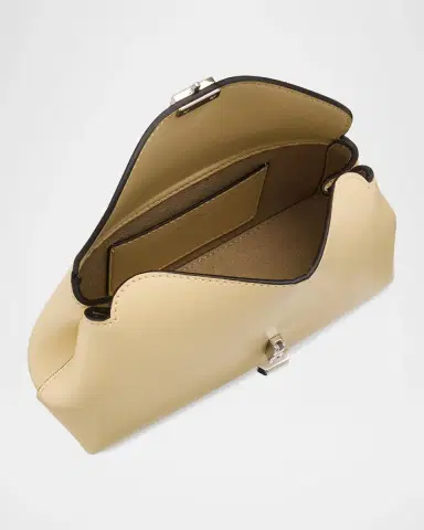 TOTEME Mini T-Lock Leather Clutch Bag | Thumbnail 4 TOTEME Mini T-Lock Leather Clutch Bag | Thumbnail 4