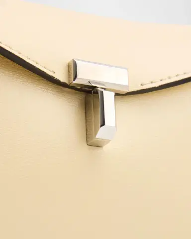 TOTEME Mini T-Lock Leather Clutch Bag | Thumbnail 5 TOTEME Mini T-Lock Leather Clutch Bag | Thumbnail 5