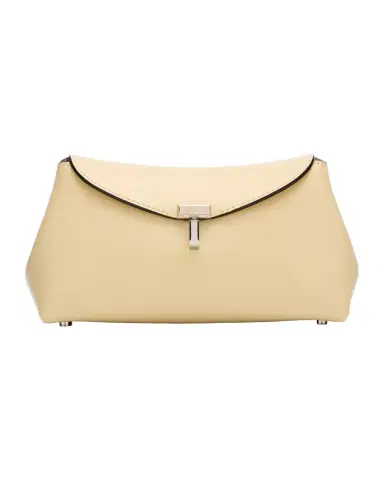 TOTEME Mini T-Lock Leather Clutch Bag | Thumbnail 1 TOTEME Mini T-Lock Leather Clutch Bag | Thumbnail 1