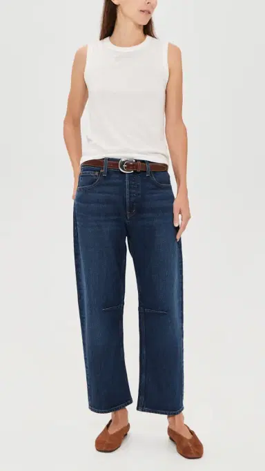 Madewell Darted Petite Barrel Jeans | Thumbnail 5 Madewell Darted Petite Barrel Jeans | Thumbnail 5