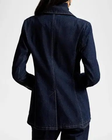 Polo Ralph Lauren Single-Button Denim Blazer | Thumbnail 3 Polo Ralph Lauren Single-Button Denim Blazer | Thumbnail 3