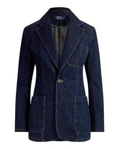 Polo Ralph Lauren Single-Button Denim Blazer | Thumbnail 1 Polo Ralph Lauren Single-Button Denim Blazer | Thumbnail 1