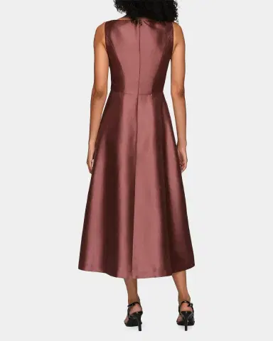 Kay Unger New York Blakely Border Print Tea-Length Cocktail Dress | Thumbnail 3 Kay Unger New York Blakely Border Print Tea-Length Cocktail Dress | Thumbnail 3