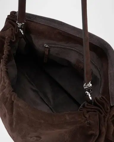 Staud Cy Oversized Suede Crossbody Bag | Thumbnail 3 Staud Cy Oversized Suede Crossbody Bag | Thumbnail 3