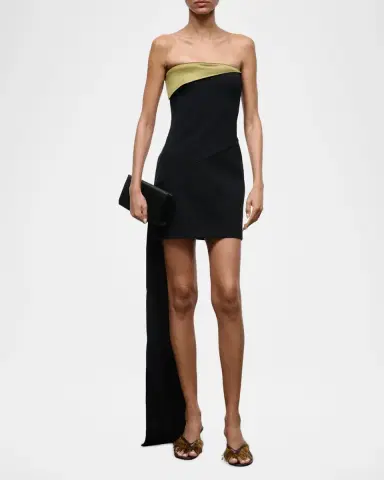Staud Muse Satin Clutch | Thumbnail 5 Staud Muse Satin Clutch | Thumbnail 5