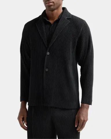 Homme Plissé Issey Miyake Pleated Knit Blazer | Thumbnail 4 Homme Plissé Issey Miyake Pleated Knit Blazer | Thumbnail 4