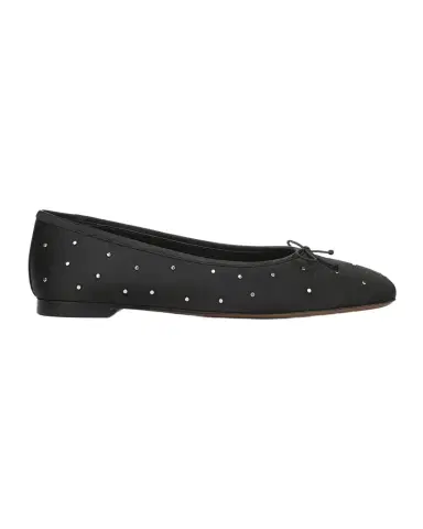 Vince Darla Studded Satin Ballerina Flats | Thumbnail 1 Vince Darla Studded Satin Ballerina Flats | Thumbnail 1