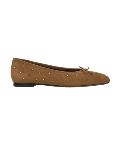 Vince Darla Studded Suede Ballerina Flats | Thumbnail 1 Vince Darla Studded Suede Ballerina Flats | Thumbnail 1