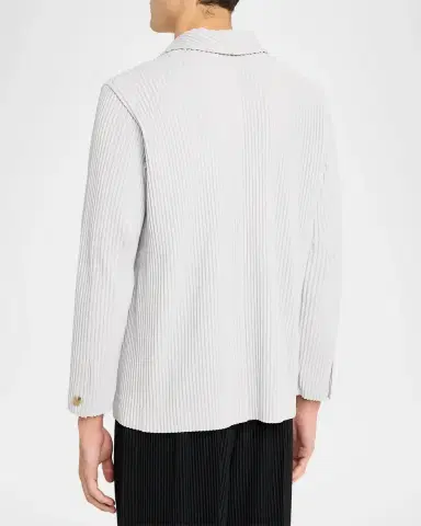 Homme Plissé Issey Miyake Pleated Knit Blazer | Thumbnail 3 Homme Plissé Issey Miyake Pleated Knit Blazer | Thumbnail 3
