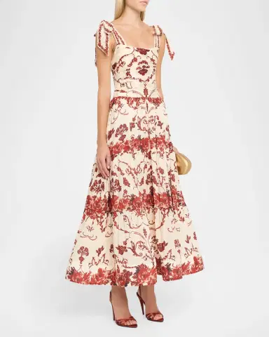 Alice + Olivia Haven Flared Maxi Dress | Thumbnail 4 Alice + Olivia Haven Flared Maxi Dress | Thumbnail 4