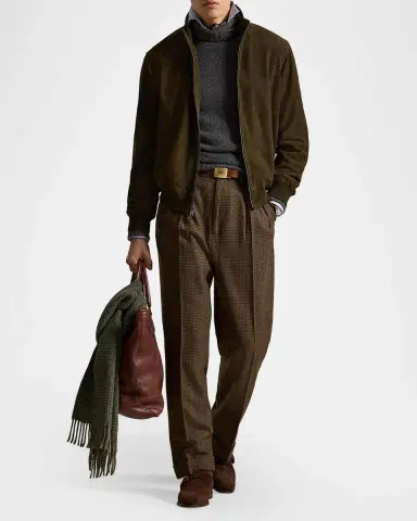 Polo Ralph Lauren Charleton Suede Bomber Jacket | Thumbnail 2 Polo Ralph Lauren Charleton Suede Bomber Jacket | Thumbnail 2