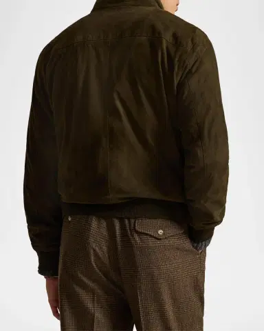 Polo Ralph Lauren Charleton Suede Bomber Jacket | Thumbnail 3 Polo Ralph Lauren Charleton Suede Bomber Jacket | Thumbnail 3