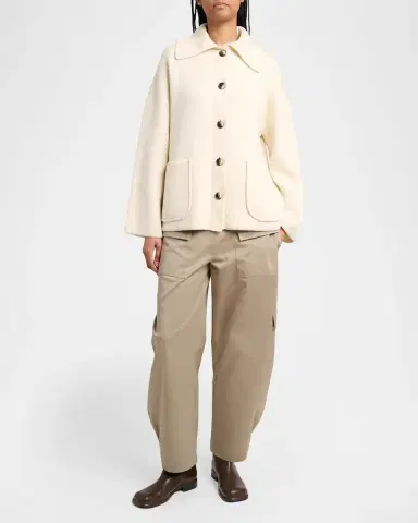Proenza Schouler Nelly Merino Wool Jacket | Thumbnail 2 Proenza Schouler Nelly Merino Wool Jacket | Thumbnail 2
