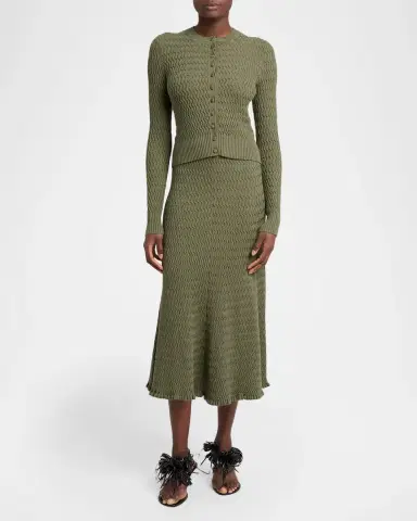 Proenza Schouler Magnolia Knit Midi Skirt | Thumbnail 2 Proenza Schouler Magnolia Knit Midi Skirt | Thumbnail 2
