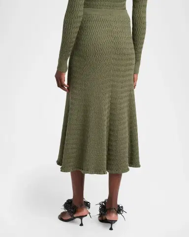 Proenza Schouler Magnolia Knit Midi Skirt | Thumbnail 3 Proenza Schouler Magnolia Knit Midi Skirt | Thumbnail 3