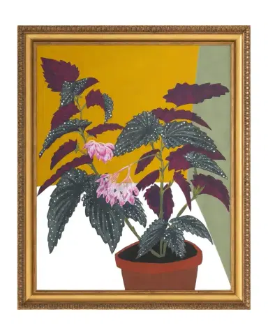 John-Richard Collection "Polka Dot Begonia" Framed Giclee by Michael Pfleghaar | Thumbnail 1 John-Richard Collection "Polka Dot Begonia" Framed Giclee by Michael Pfleghaar | Thumbnail 1