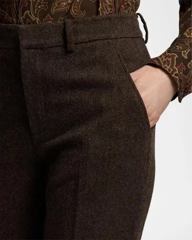Ralph Lauren Collection Andrey Wool Herringbone Slim-Leg Pants | Thumbnail 5 Ralph Lauren Collection Andrey Wool Herringbone Slim-Leg Pants | Thumbnail 5