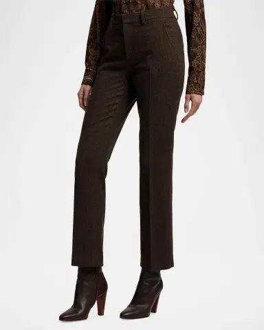 Ralph Lauren Collection Andrey Wool Herringbone Slim-Leg Pants | Thumbnail 6 Ralph Lauren Collection Andrey Wool Herringbone Slim-Leg Pants | Thumbnail 6