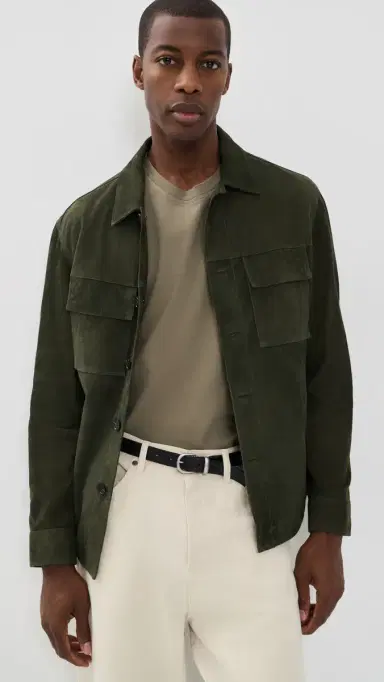 ARMA Mexlamb Suede Jacket Dark Green | Thumbnail 2 ARMA Mexlamb Suede Jacket Dark Green | Thumbnail 2