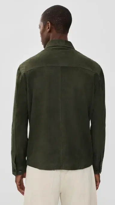 ARMA Mexlamb Suede Jacket Dark Green | Thumbnail 3 ARMA Mexlamb Suede Jacket Dark Green | Thumbnail 3