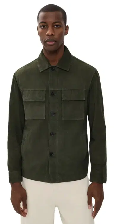 ARMA Mexlamb Suede Jacket Dark Green | Thumbnail 1 ARMA Mexlamb Suede Jacket Dark Green | Thumbnail 1