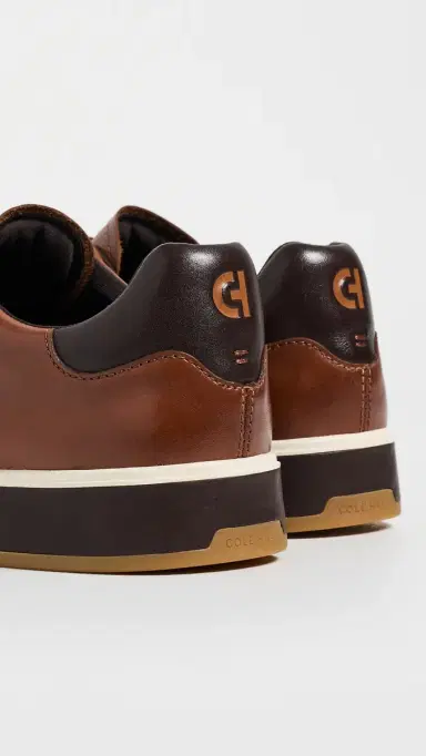 Cole Haan Grandpro Angleace Sneakers British Tan/Dk Chocolate/ | Thumbnail 3 Cole Haan Grandpro Angleace Sneakers British Tan/Dk Chocolate/ | Thumbnail 3