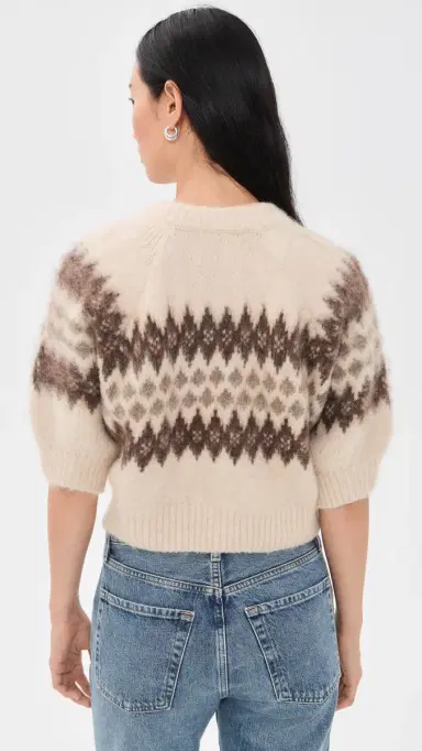 Citizens of Humanity olly Fair Isle Cardigan Fairisle | Thumbnail 3 Citizens of Humanity olly Fair Isle Cardigan Fairisle | Thumbnail 3
