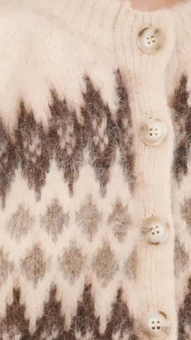 Citizens of Humanity olly Fair Isle Cardigan Fairisle | Thumbnail 6 Citizens of Humanity olly Fair Isle Cardigan Fairisle | Thumbnail 6