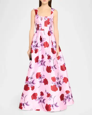 Rebecca Vallance Melora Floral Ball Gown | Thumbnail 2 Rebecca Vallance Melora Floral Ball Gown | Thumbnail 2