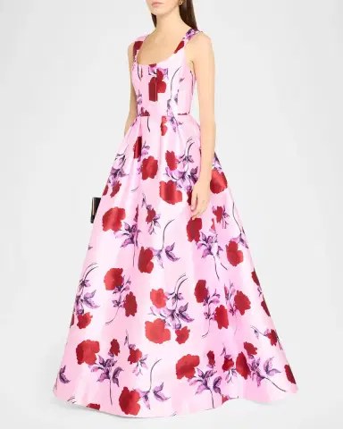 Rebecca Vallance Melora Floral Ball Gown | Thumbnail 4 Rebecca Vallance Melora Floral Ball Gown | Thumbnail 4