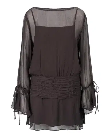 Staud Beatrix Plissé Mini Dress | Thumbnail 1 Staud Beatrix Plissé Mini Dress | Thumbnail 1