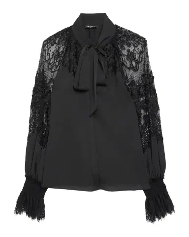 Ungaro Thea Lace-Inset Scarf Blouse | Thumbnail 5 Ungaro Thea Lace-Inset Scarf Blouse | Thumbnail 5