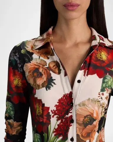 Alice + Olivia Freya Printed Top | Thumbnail 5 Alice + Olivia Freya Printed Top | Thumbnail 5