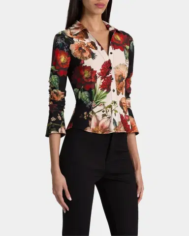 Alice + Olivia Freya Printed Top | Thumbnail 7 Alice + Olivia Freya Printed Top | Thumbnail 7