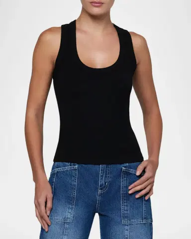 L'Agence Shania Racerback Tank Top | Thumbnail 4 L'Agence Shania Racerback Tank Top | Thumbnail 4