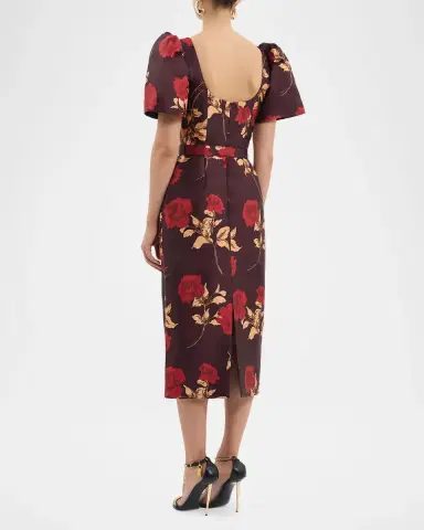 Rebecca Vallance Melora Floral Ball Gown | Thumbnail 3 Rebecca Vallance Melora Floral Ball Gown | Thumbnail 3