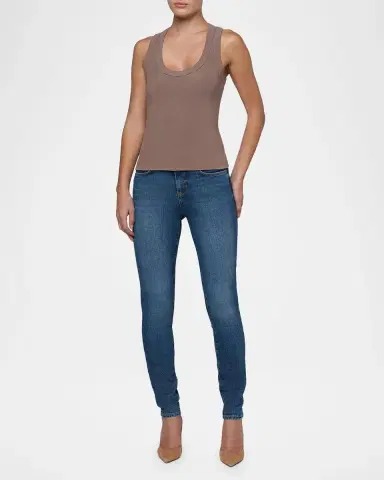 L'Agence Shania Racerback Tank Top | Thumbnail 2 L'Agence Shania Racerback Tank Top | Thumbnail 2