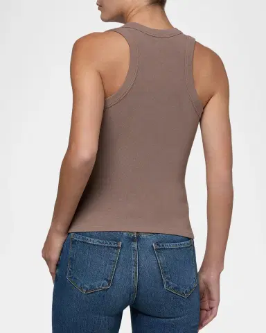 L'Agence Shania Racerback Tank Top | Thumbnail 3 L'Agence Shania Racerback Tank Top | Thumbnail 3