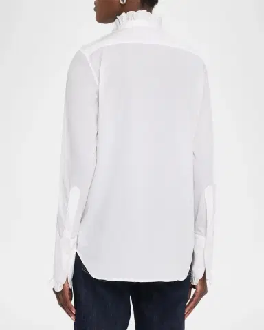 Nili Lotan Elio Cotton Shirt | Thumbnail 3 Nili Lotan Elio Cotton Shirt | Thumbnail 3
