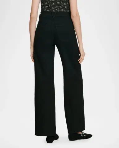 Veronica Beard Taylor Stretch Denim Wide-Leg Jeans | Thumbnail 3 Veronica Beard Taylor Stretch Denim Wide-Leg Jeans | Thumbnail 3