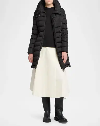 Moncler Hirma Hooded Long Down Jacket | Thumbnail 2 Moncler Hirma Hooded Long Down Jacket | Thumbnail 2