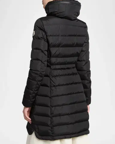 Moncler Hirma Hooded Long Down Jacket | Thumbnail 3 Moncler Hirma Hooded Long Down Jacket | Thumbnail 3