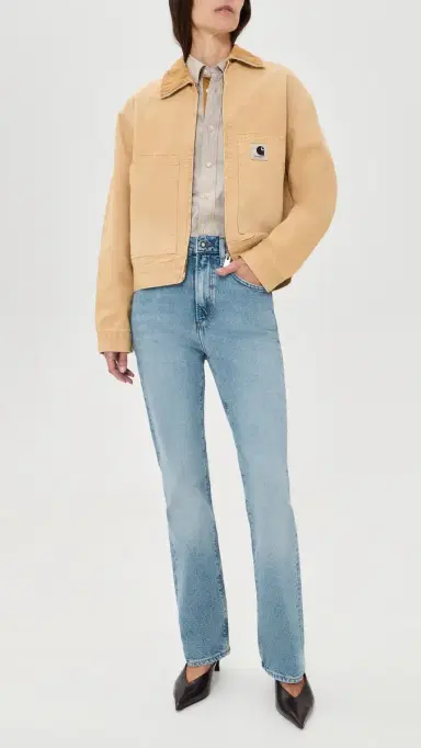 Favorite Daughter The Petite Shortie Valentina Boot Jeans Geneva | Thumbnail 5 Favorite Daughter The Petite Shortie Valentina Boot Jeans Geneva | Thumbnail 5