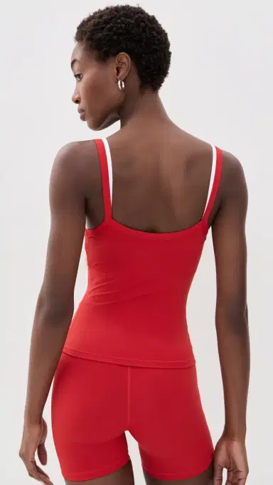 FORM ayered Cami Cherry/Navy/White | Thumbnail 3 FORM ayered Cami Cherry/Navy/White | Thumbnail 3