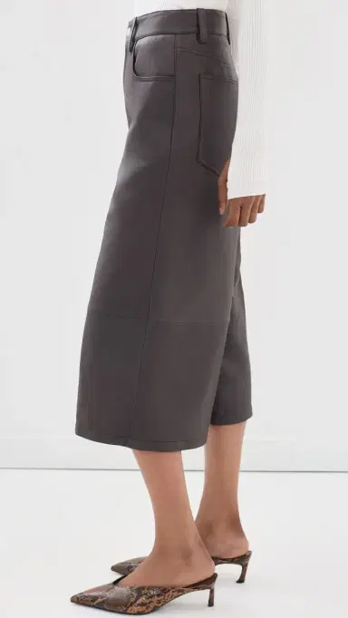 Staud Hunter Leather Culottes Earth | Thumbnail 5 Staud Hunter Leather Culottes Earth | Thumbnail 5