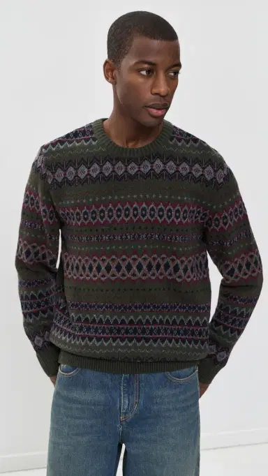 Barbour Case Fair Isle Wool Sweater | Thumbnail 2 Barbour Case Fair Isle Wool Sweater | Thumbnail 2