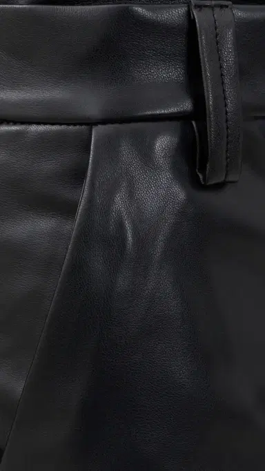 Joe's Jeans The Faux Leather Mini Trouser Shorts Black | Thumbnail 6 Joe's Jeans The Faux Leather Mini Trouser Shorts Black | Thumbnail 6