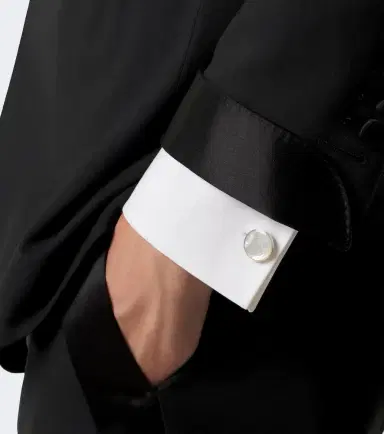 Giorgio Armani Silver and mother-of-pearl cufflinks | Thumbnail 4 Giorgio Armani Silver and mother-of-pearl cufflinks | Thumbnail 4